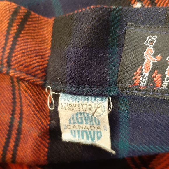 Vintage Little Girls Teacher's Pet 100% Wool Plaid Skirt Made in Canada - Picture 5 of 5